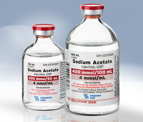 Sodium (acétate) injectable USP