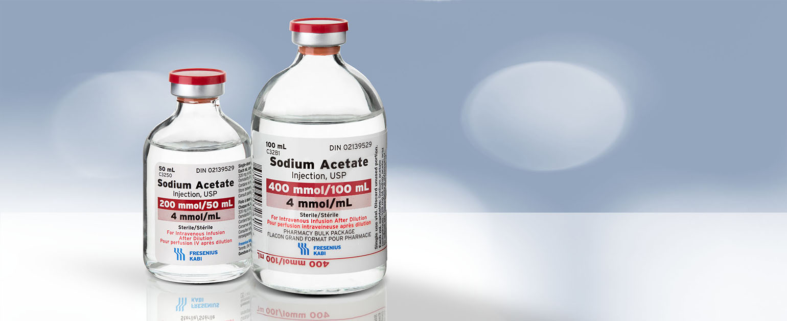Sodium (acétate) injectable USP