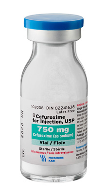 Cefuroxime for Injection, USP 750 mg SD Vial 15 mL
