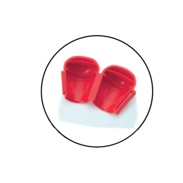 Freeflex® Tamper Red Caps
