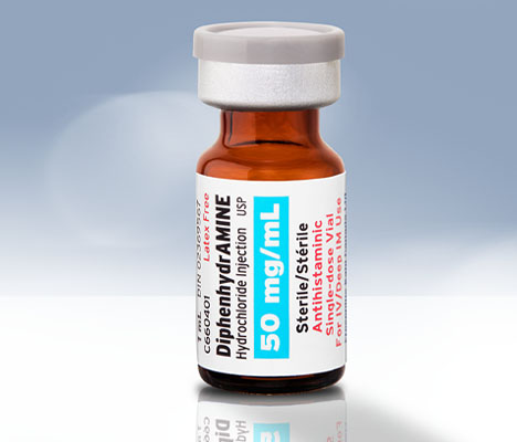 DiphénhydrAMINE (chlorhydrate) injectable