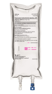 Chlorhydrate de ropivacaïne injectable, USP