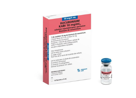 Rocuronium Kabi® 10 mg/ml, solution injectable pour perfusion
