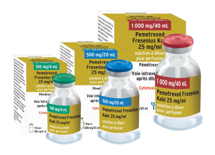 Pemetrexed Fresenius Kabi® 100 mg et 500 mg