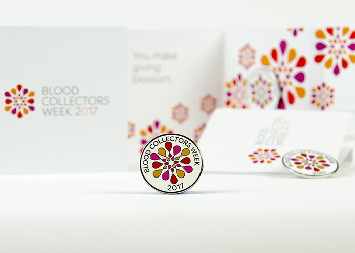 Blood Collectors Week 2017 Pin Image